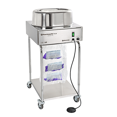 Pactosafe unit with sealed continuous waste bag